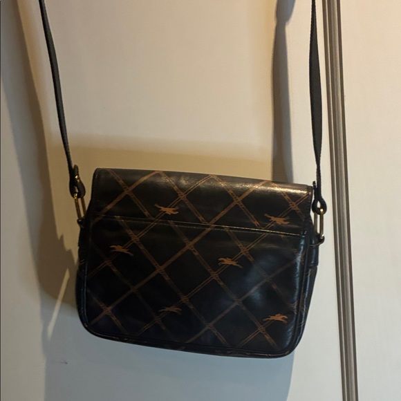 Longchamp Chic Black and Brown Crossbody Bag👝 - Picture 6 of 8